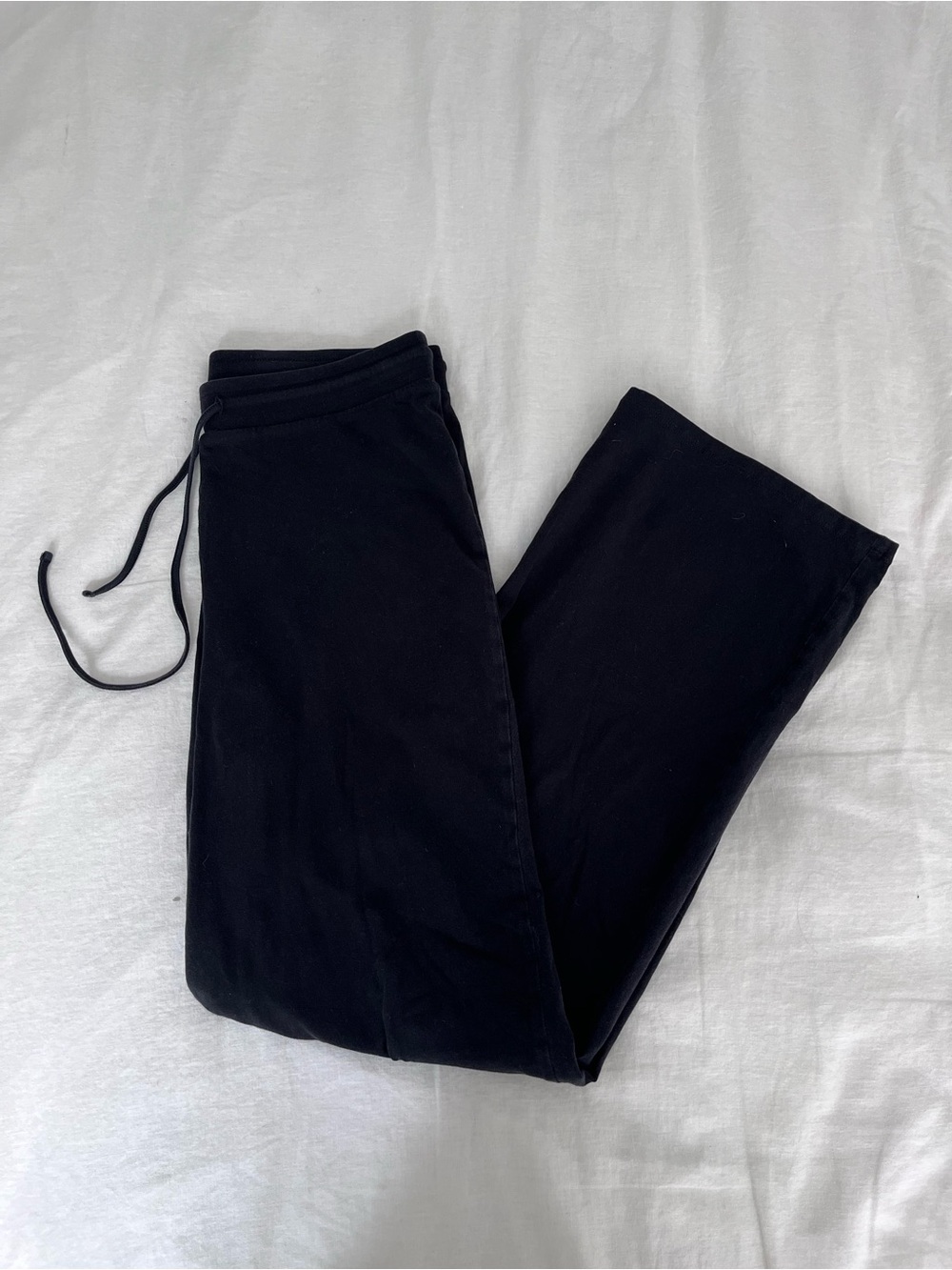 TNA Chill Black Drawstring Yoga Pants